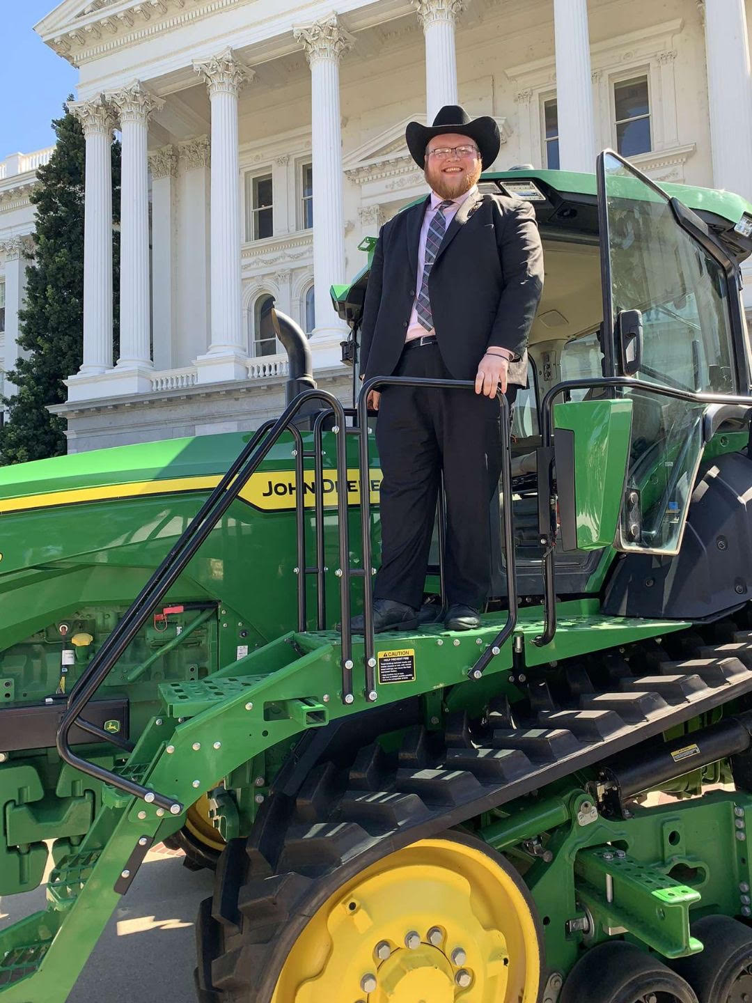 Alex at Capitol Ag Day