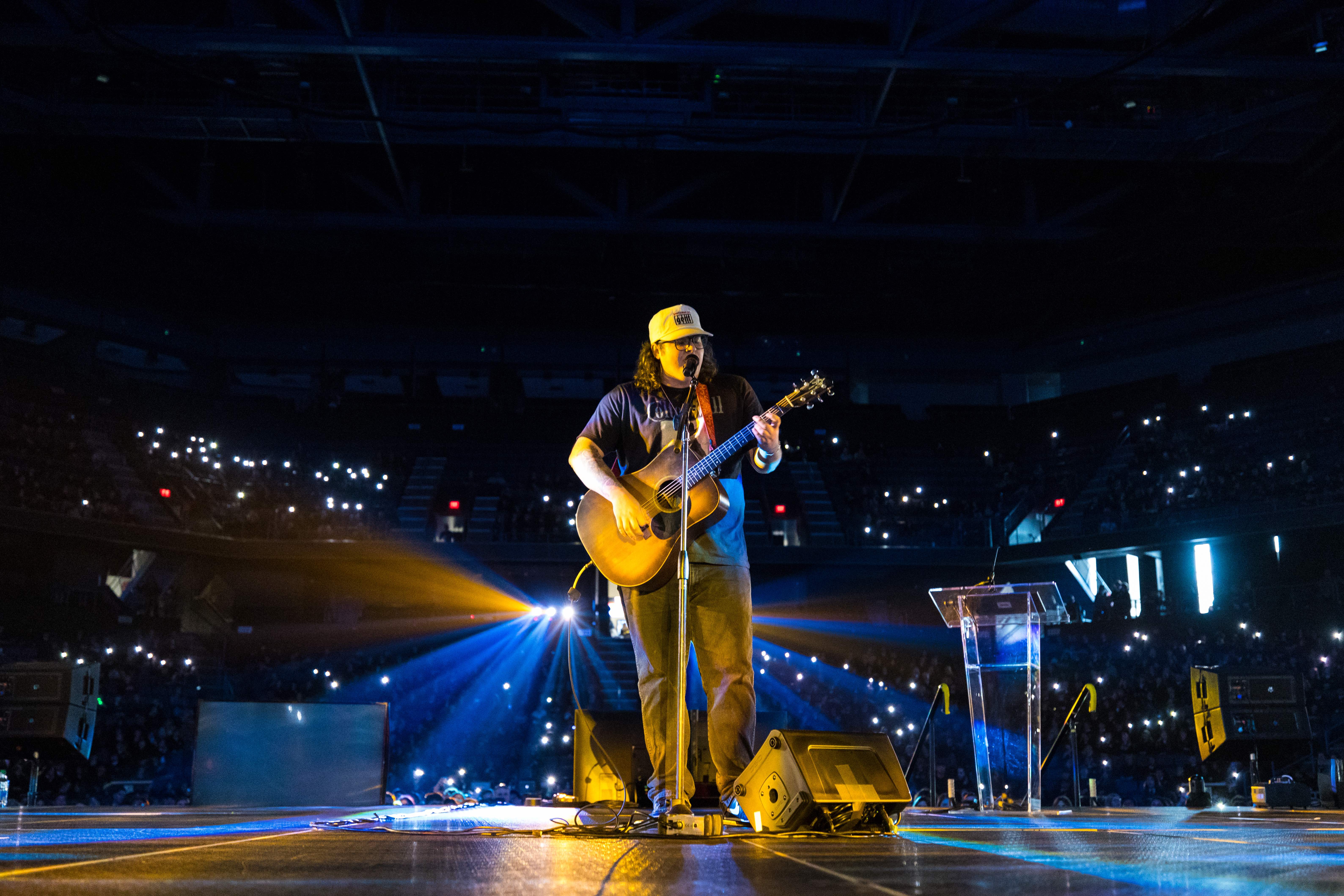 Bobby Irwin on guitar