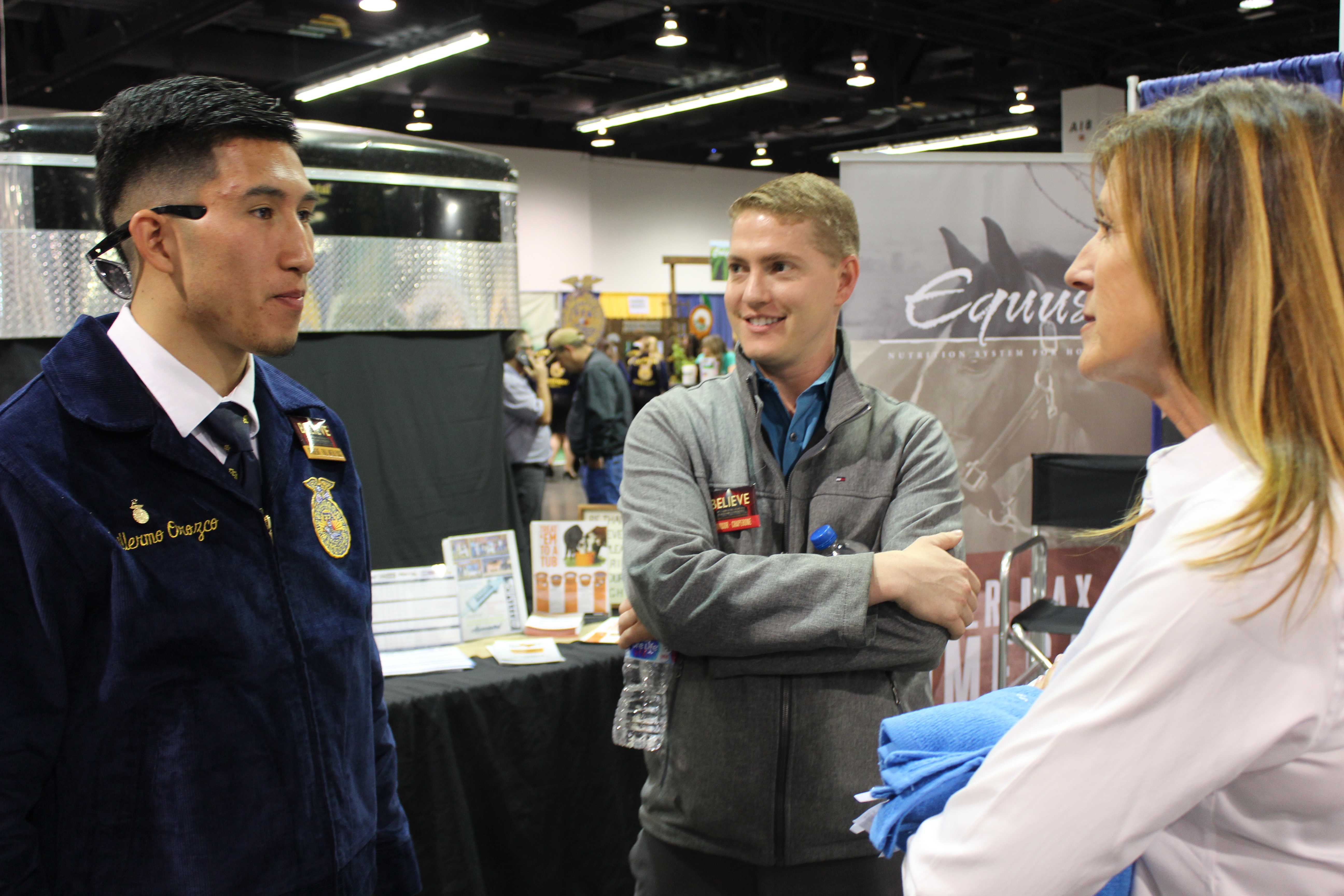 FFA Member at career expo